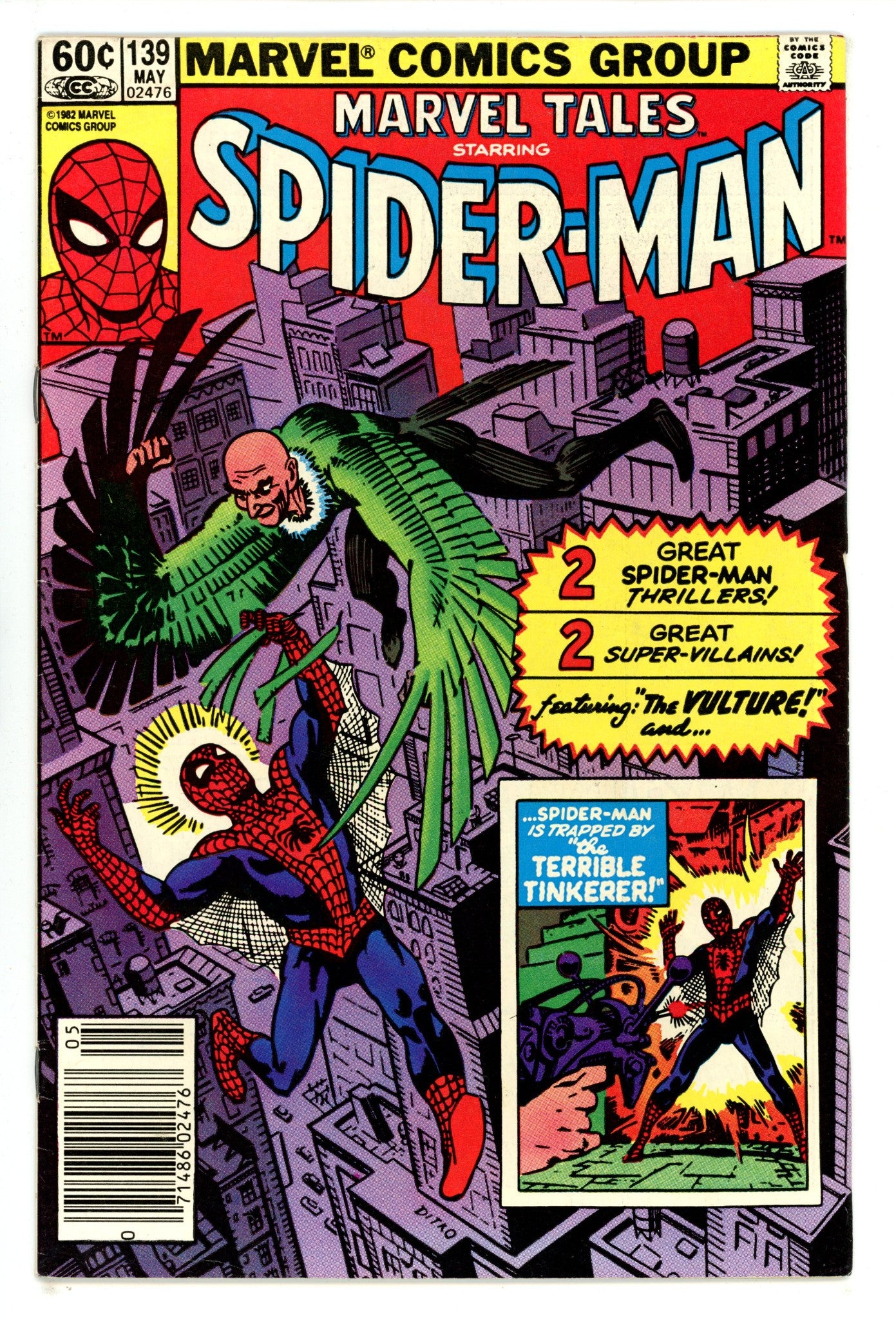 Marvel Tales Vol 2 139 Mid Grade (1982) Newsstand 
