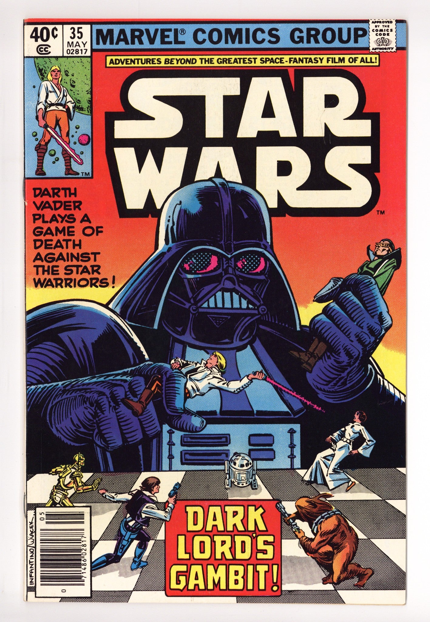 Star Wars Vol 1 35 FN/VF (7.0) (1980) Newsstand 