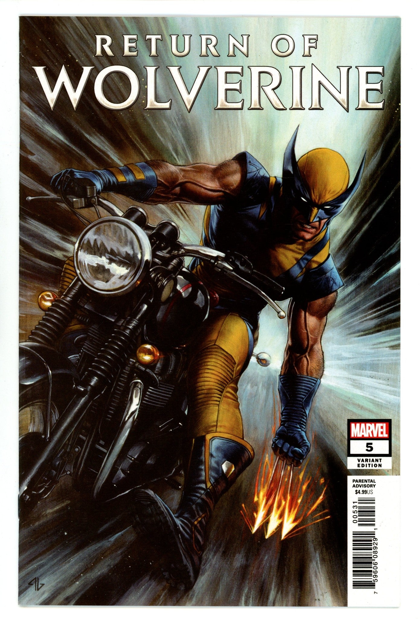 Return of Wolverine 5 VF/NM (9.0) (2019) Granov Incentive Variant 