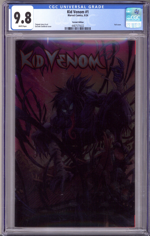 Kid Venom 1 CGC 9.8 (NM/M) (2024) Sandoval Foil Variant