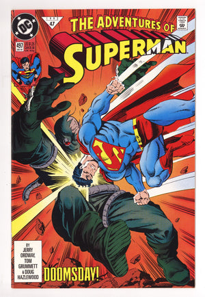 Adventures of Superman Vol 1 497 Mid Grade (1992)