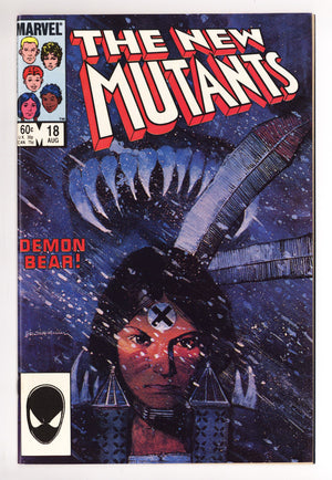 The New Mutants Vol 1 18 NM- (9.2) (1984)