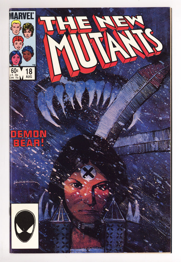 The New Mutants Vol 1 18 NM- (9.2) (1984)