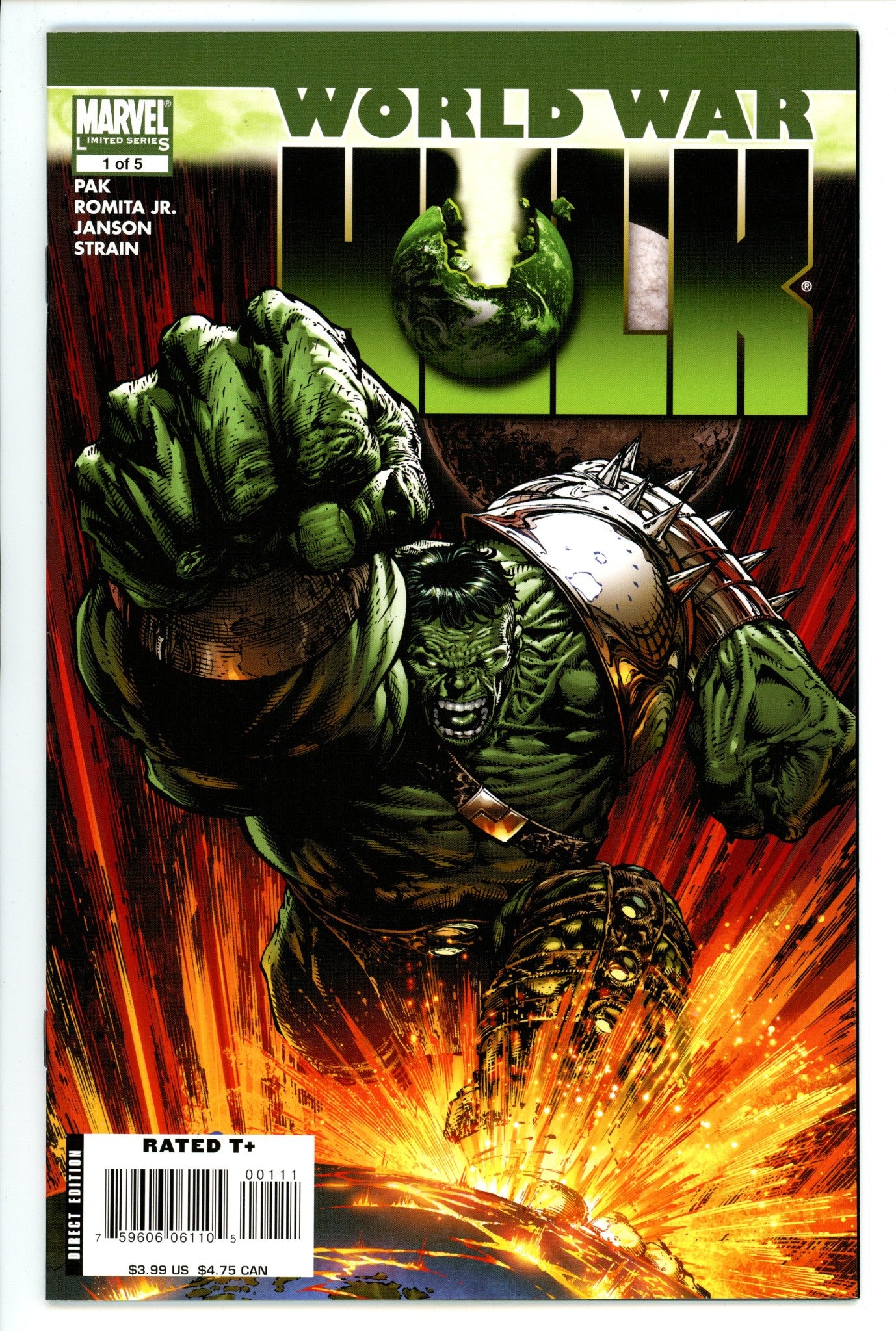 World War Hulk 1 VF/NM (9.0) (2007) 