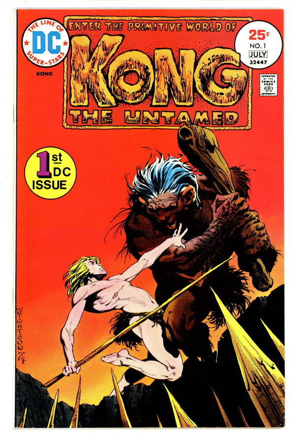 Kong the Untamed Vol 1 1 FN/VF (7.0) (1975)