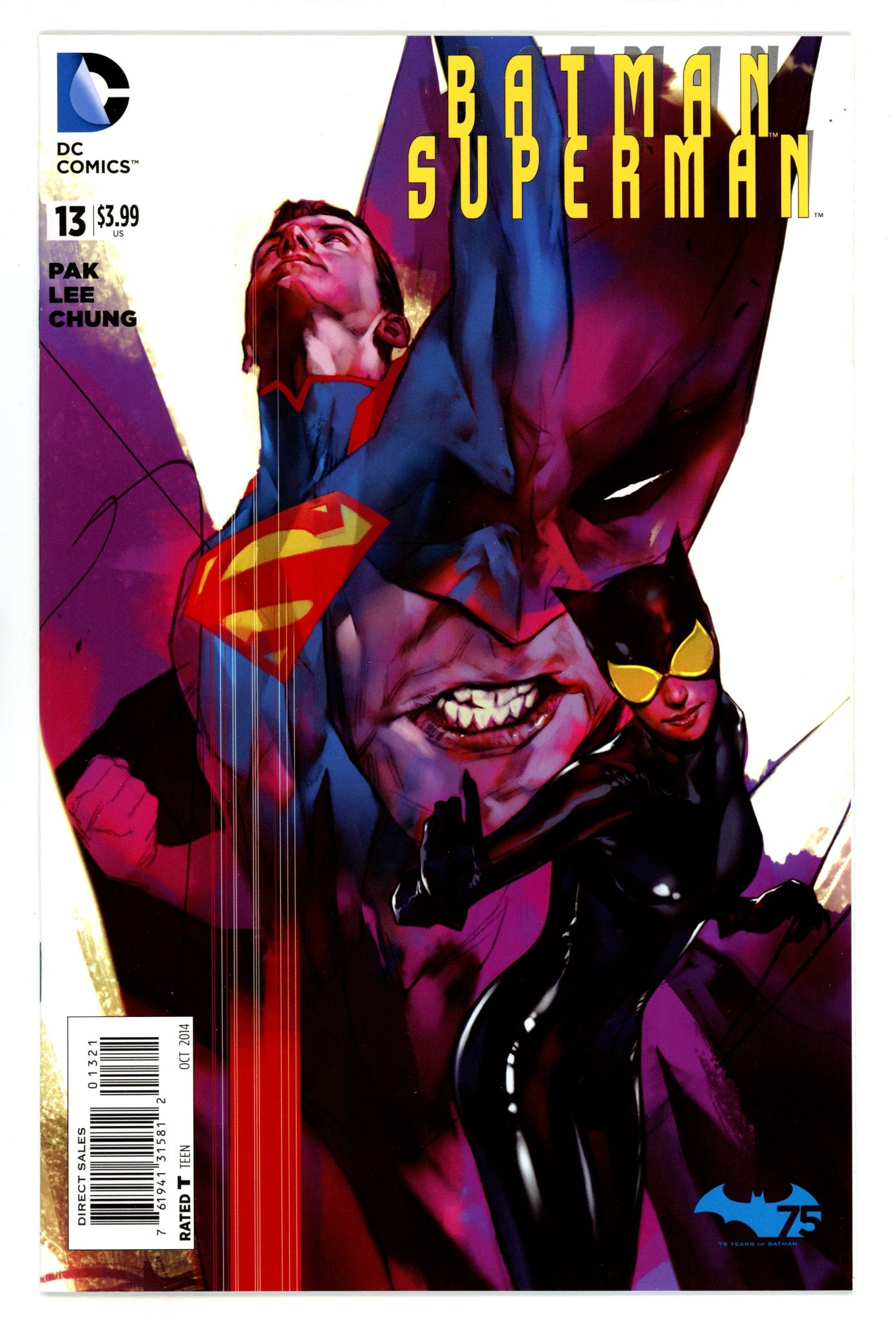 Batman / Superman 13 High Grade (2014) Oliver Incentive Variant 