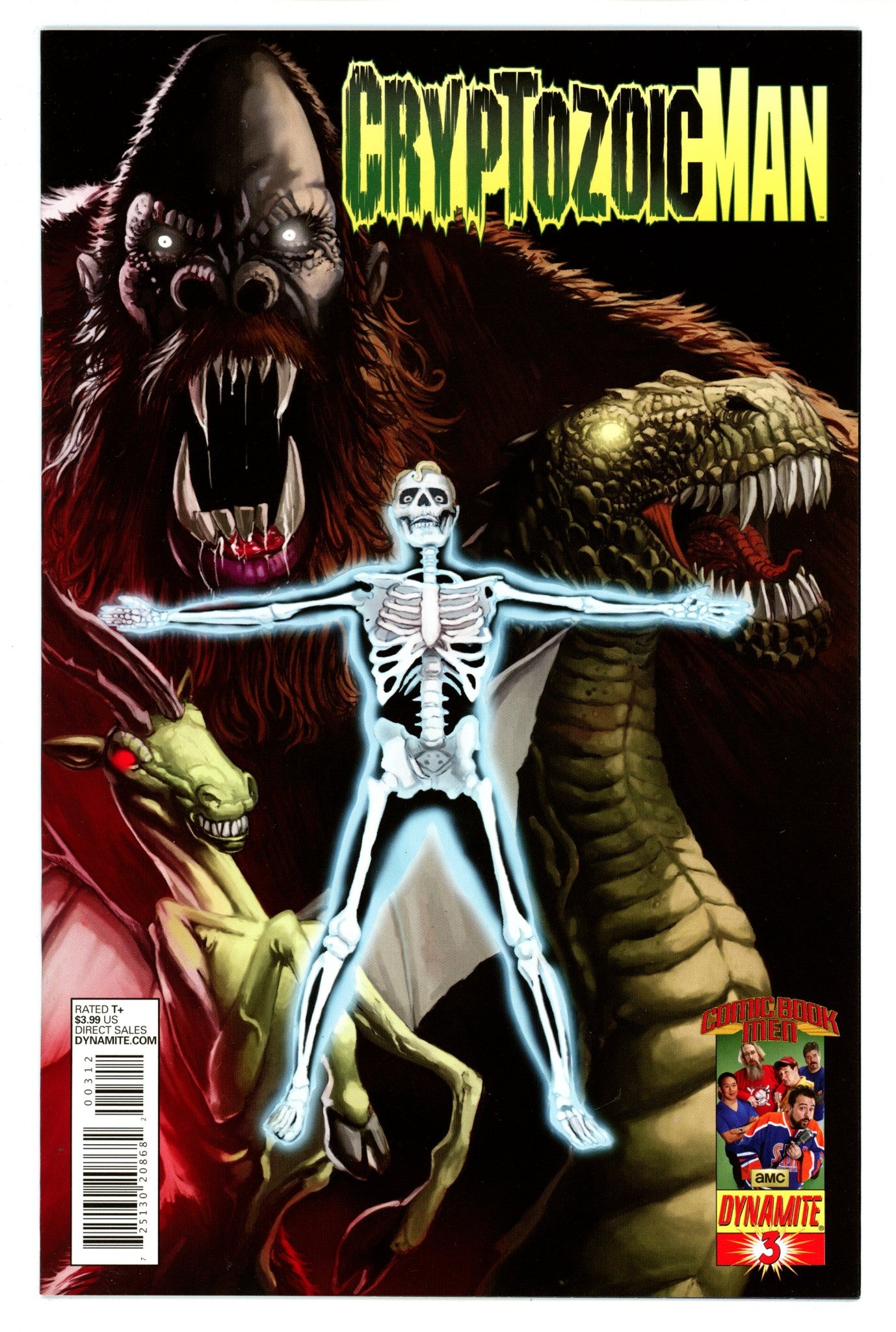 Cryptozoic Man 3 High Grade (2014) 2nd Print 