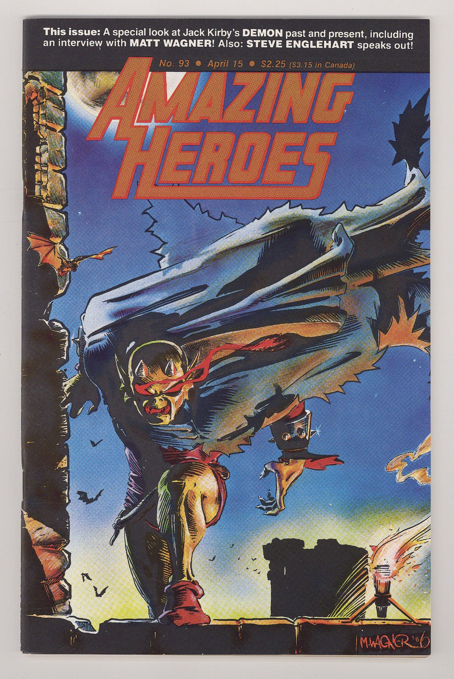 Amazing Heroes 93 VF (8.0) (1986) 