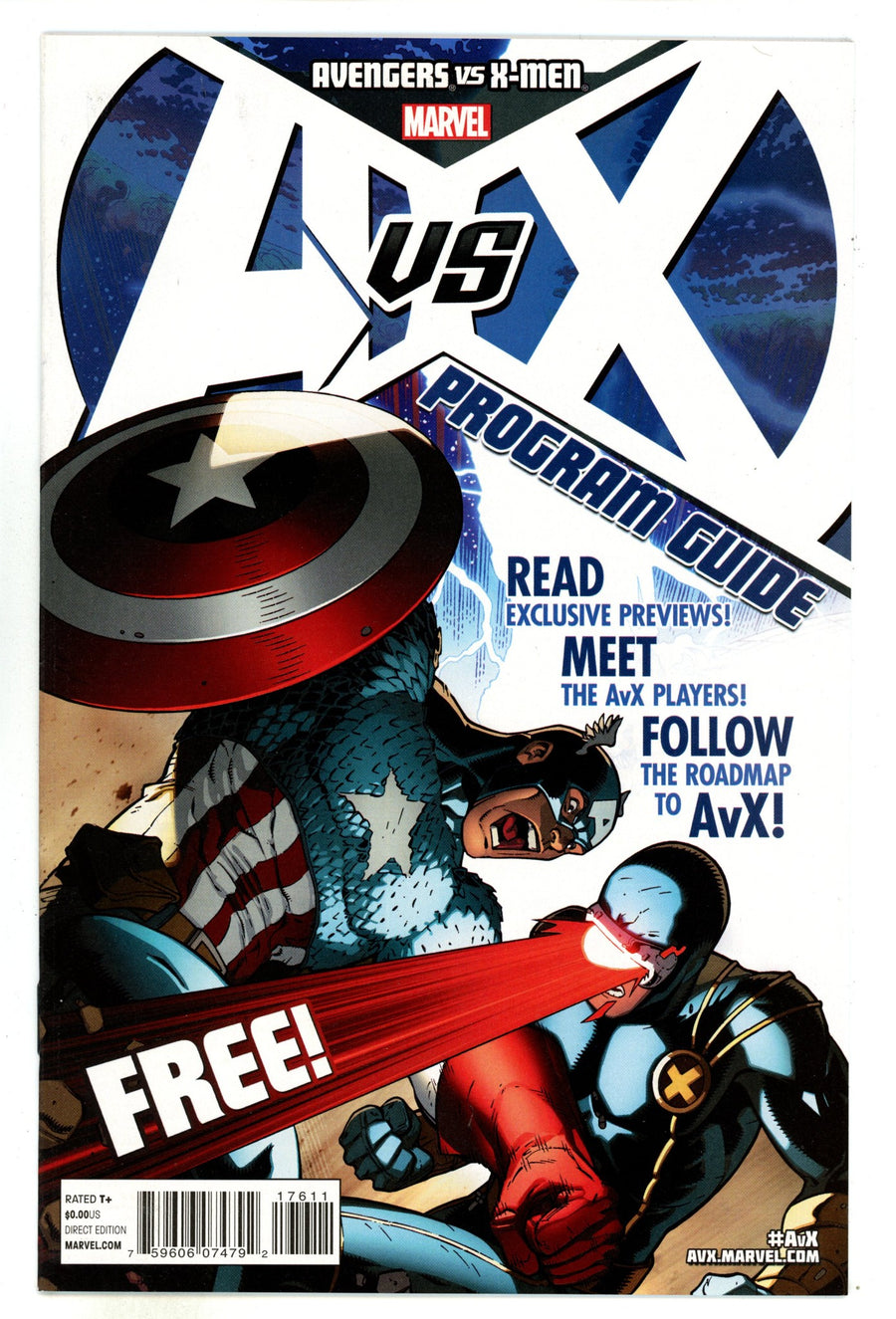 Avengers vs. X-Men Program 1 High Grade (2012) 