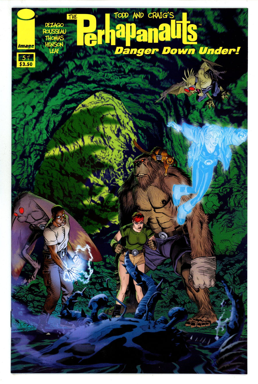 The Perhapanauts: Danger Down Under 5 High Grade (2013) Golden Variant 