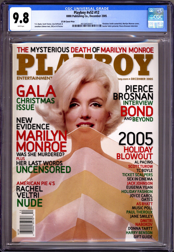 Playboy Vol 52 12 CGC 9.8 (NM/M) (2005) Canadian Price Variant
