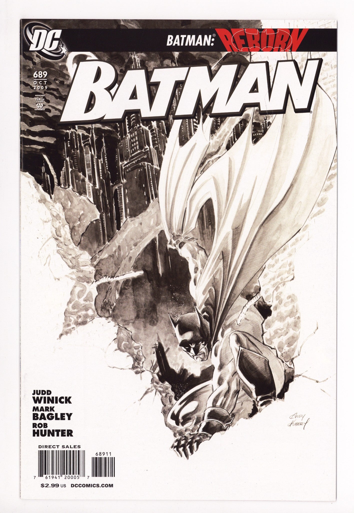 Batman Vol 1 689 High Grade (2009) 