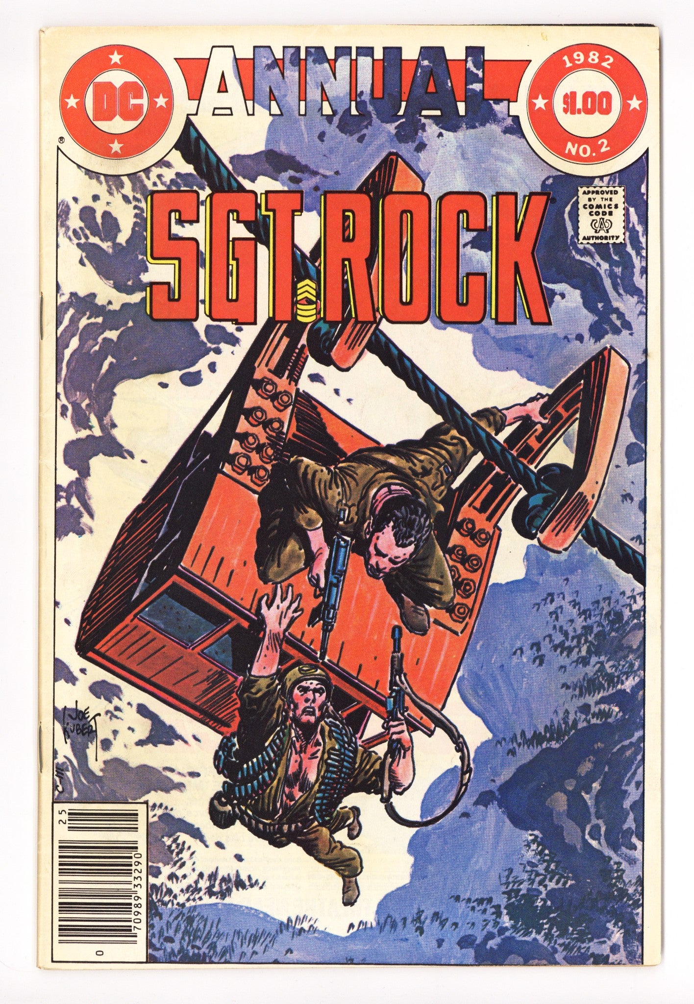Sgt. Rock Annual Vol 1 2  Low Grade   (1982)     Newsstand  
