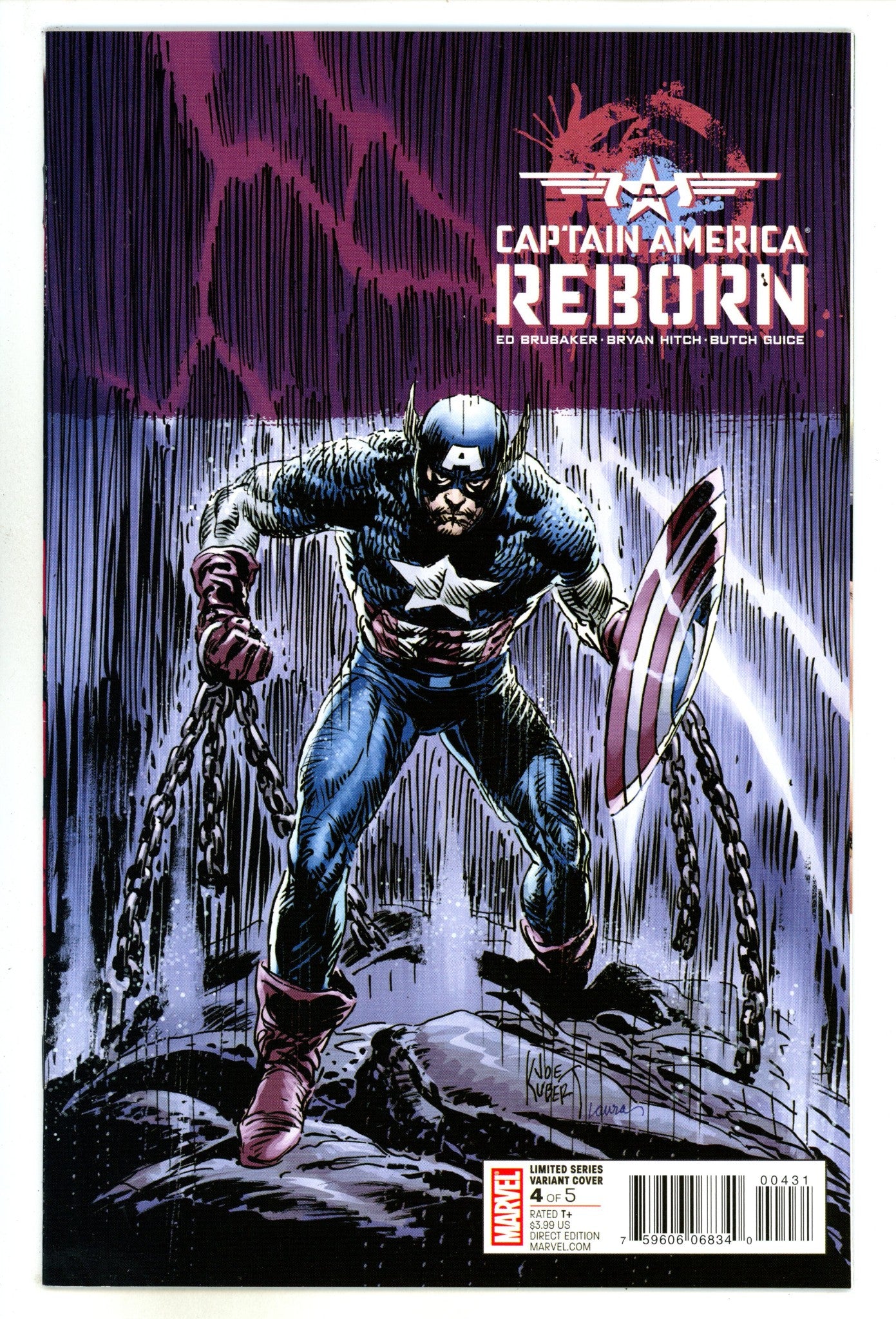 Captain America: Reborn 4 High Grade (2010) Kubert Variant 