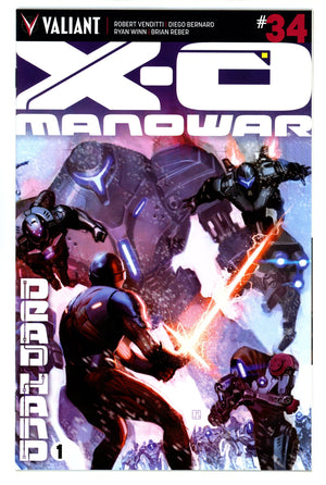 X-O Manowar Vol 3 34 High Grade (2015) Molina Variant