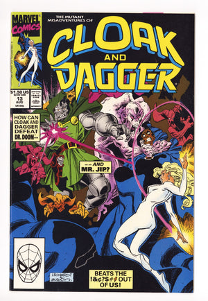 The Mutant Misadventures of Cloak and Dagger 13 Mid Grade (1990)