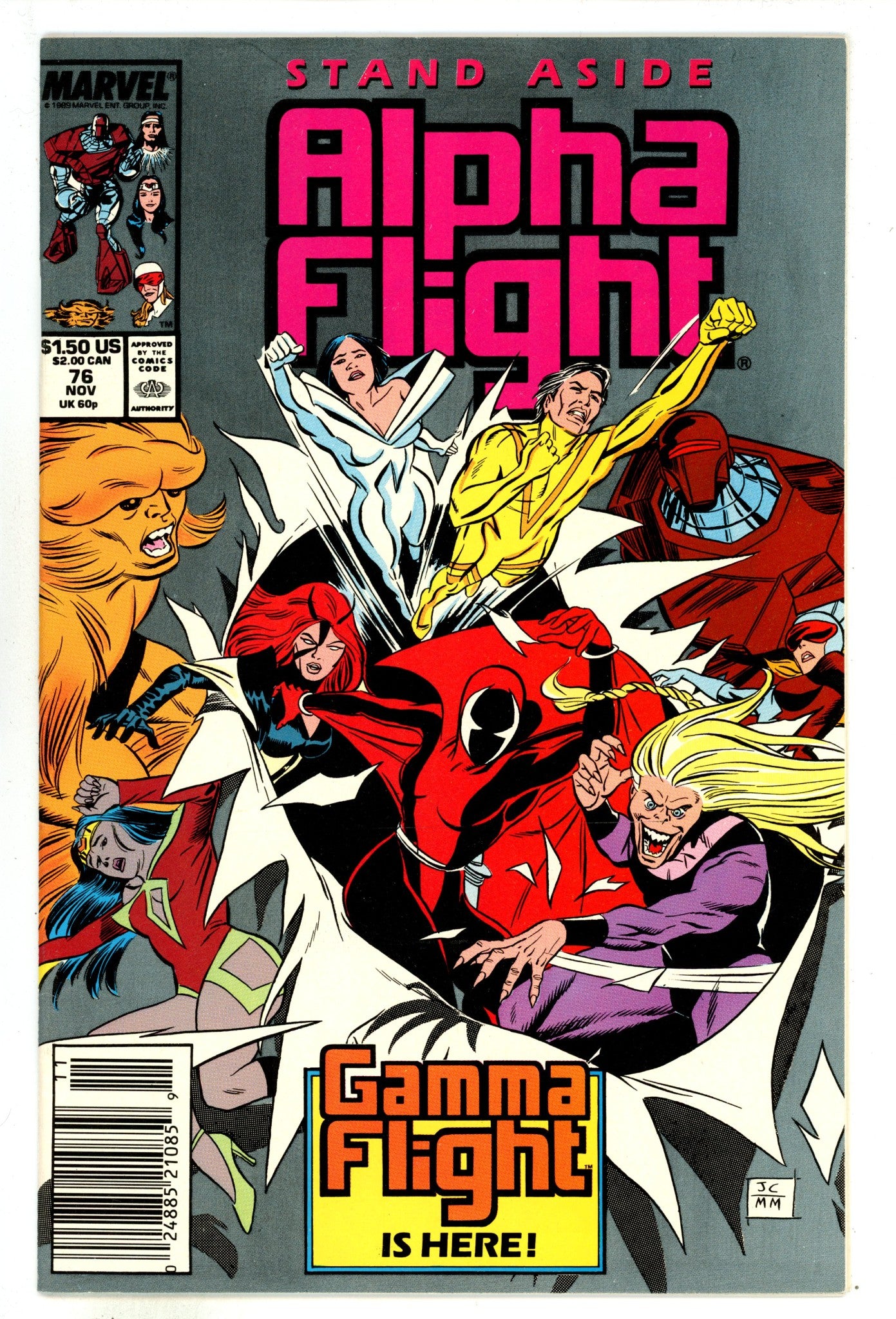 Alpha Flight Vol 1 76 High Grade (1989) Newsstand 