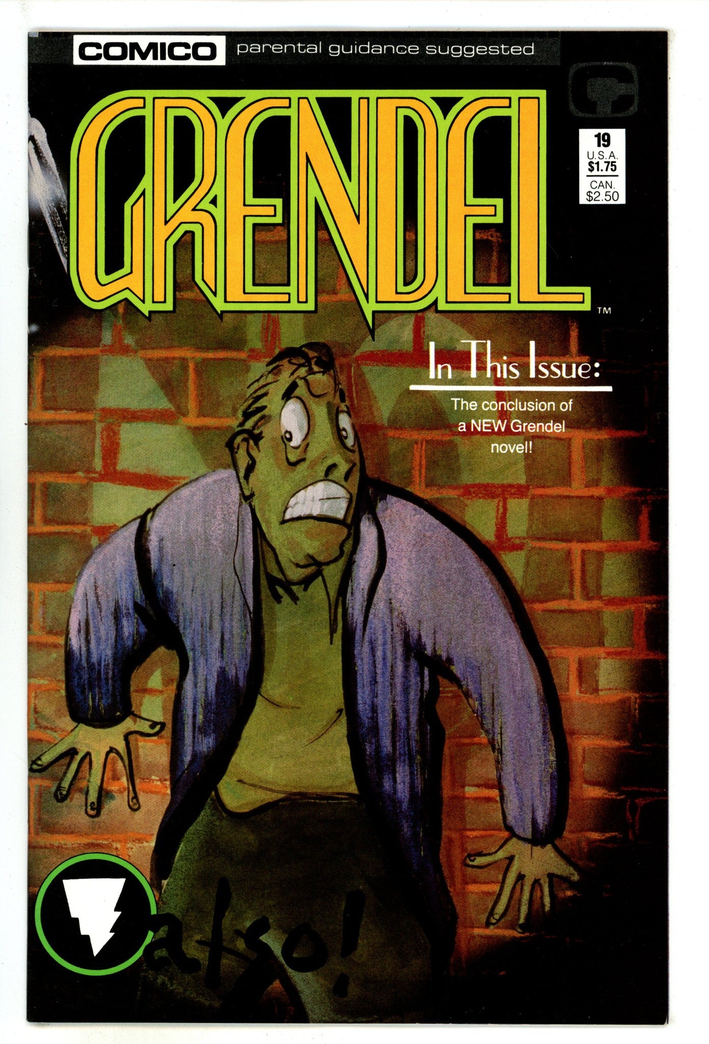 Grendel Vol 2 19 High Grade (1988) 