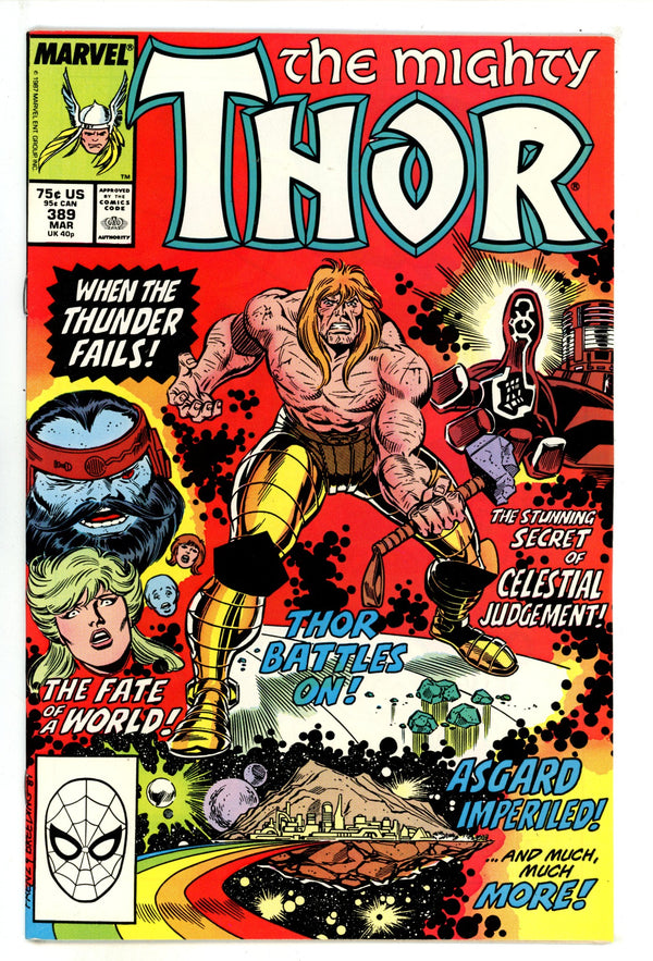 Thor Vol 1 389 High Grade (1988)