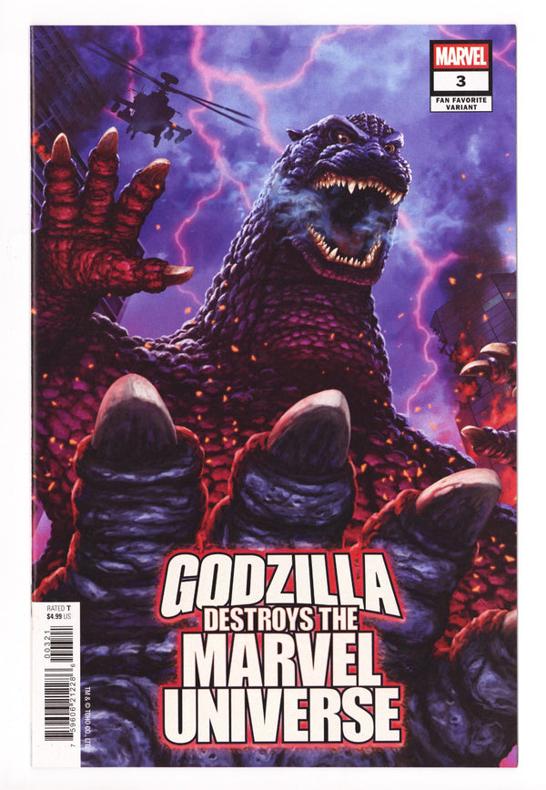 Godzilla Destroys The Marvel Universe 3 Kaida Variant (2025)