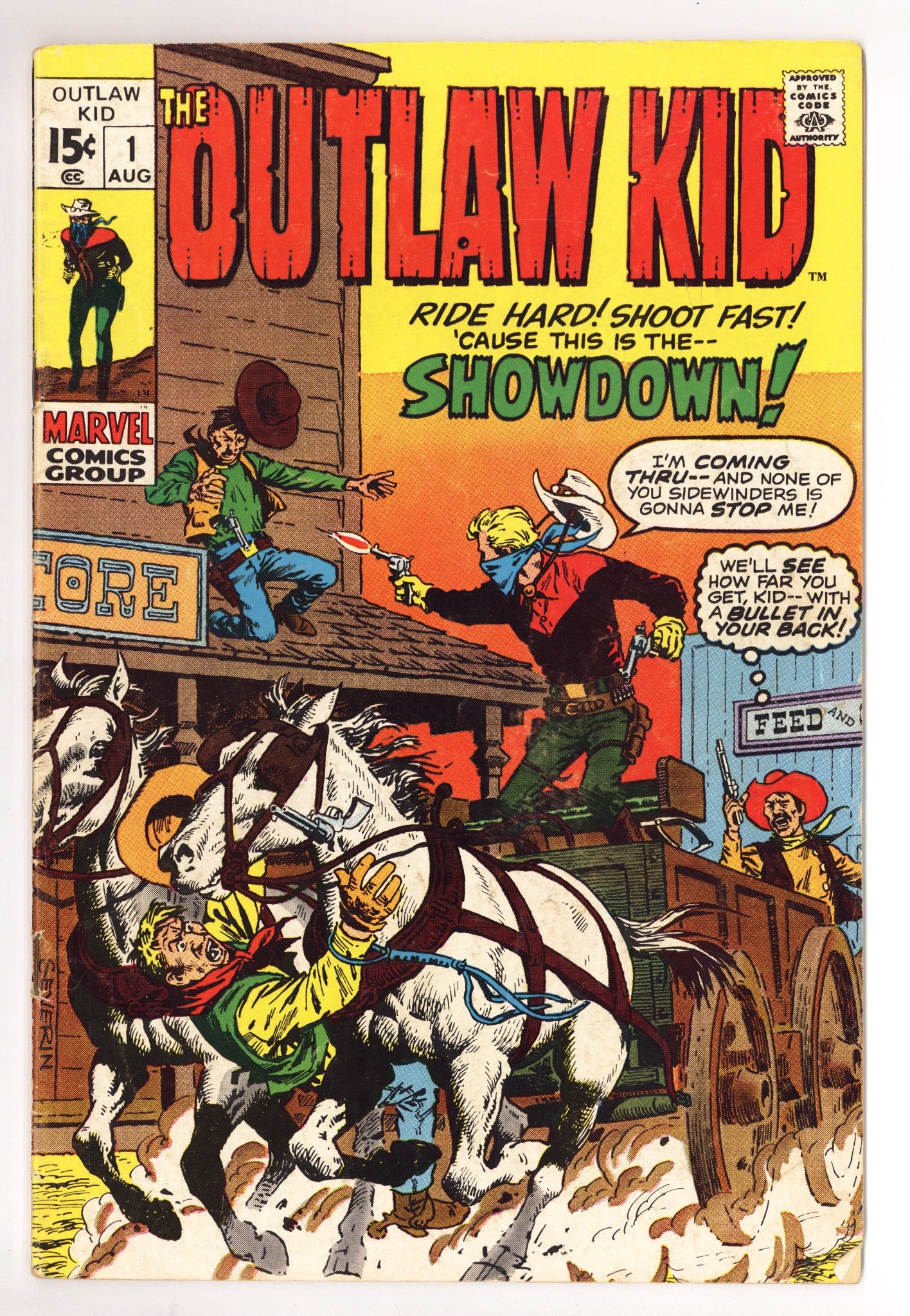 The Outlaw Kid Vol 2 1 VG- (3.5) (1970) 
