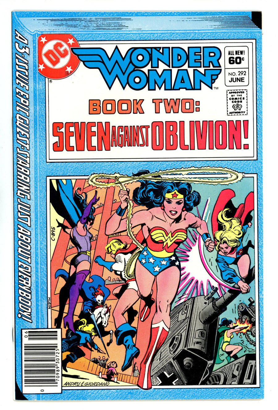 Wonder Woman Vol 1 292 High Grade (1982) Newsstand 