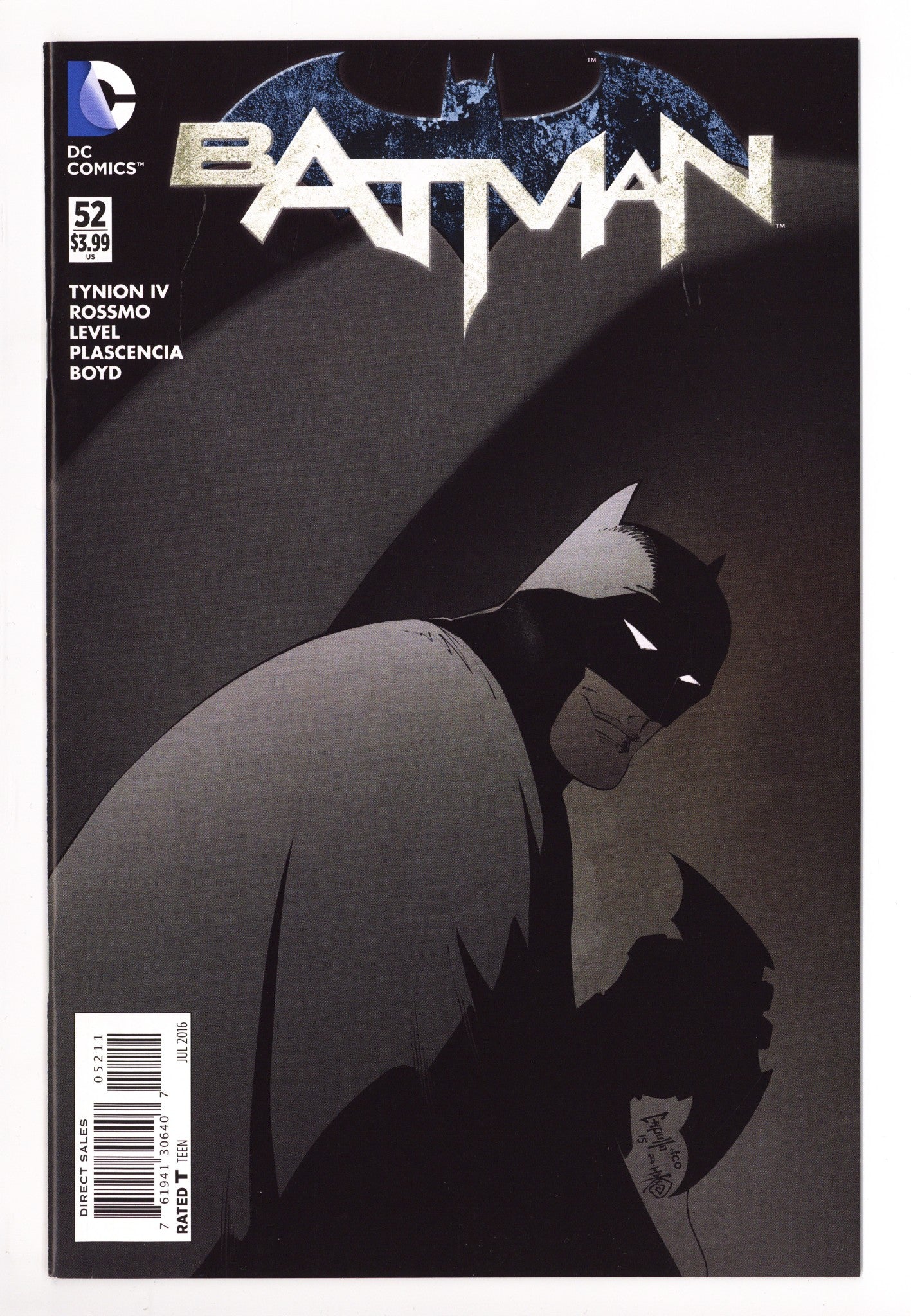 Batman Vol 2 52 High Grade (2016) 