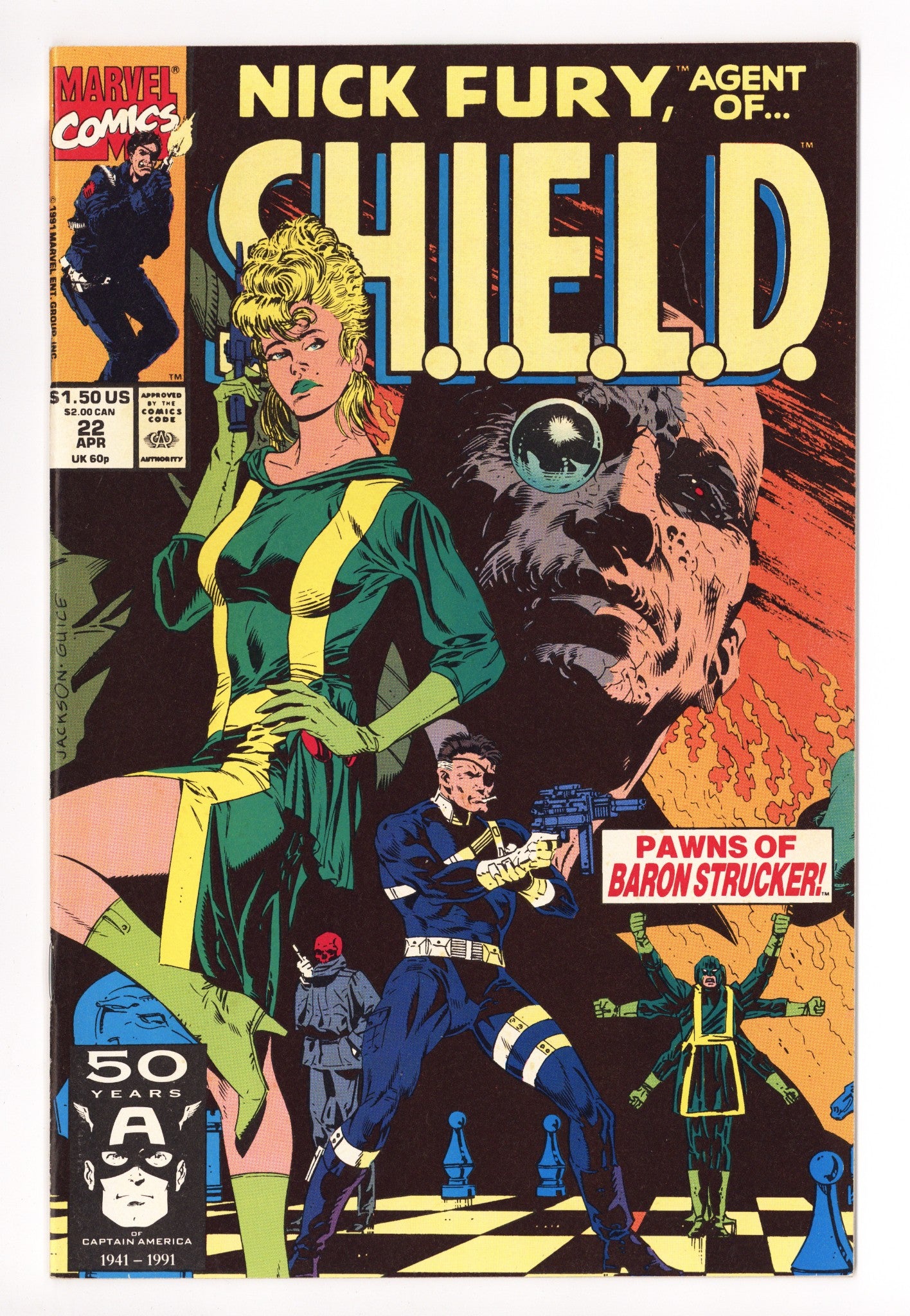 Nick Fury, Agent of S.H.I.E.L.D. Vol 4 22 High Grade (1991) 
