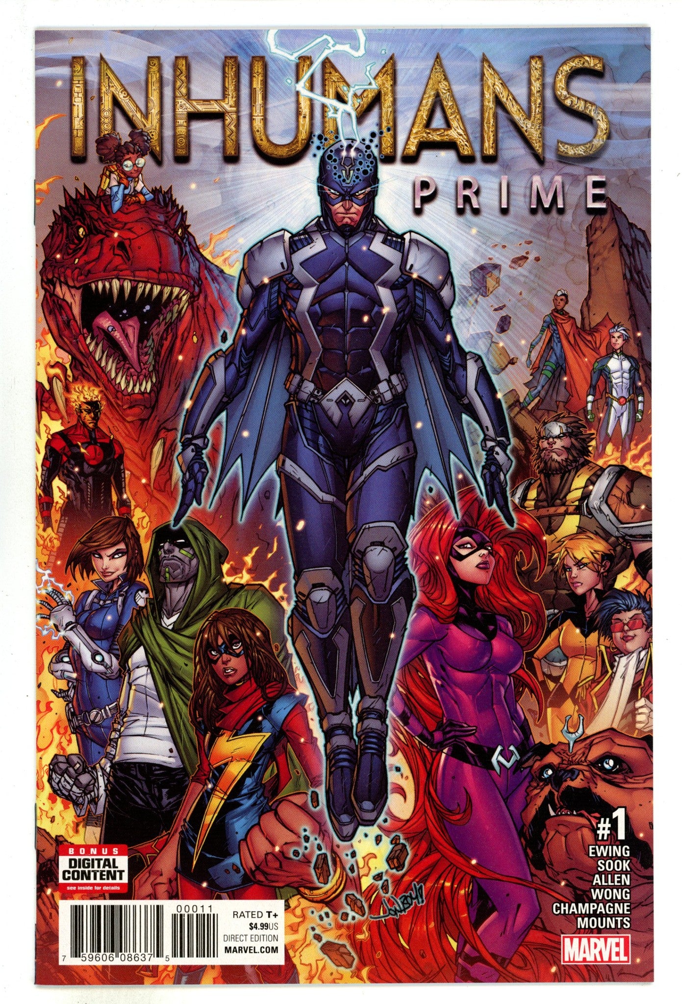 Inhumans Prime 1 High Grade (2017) 