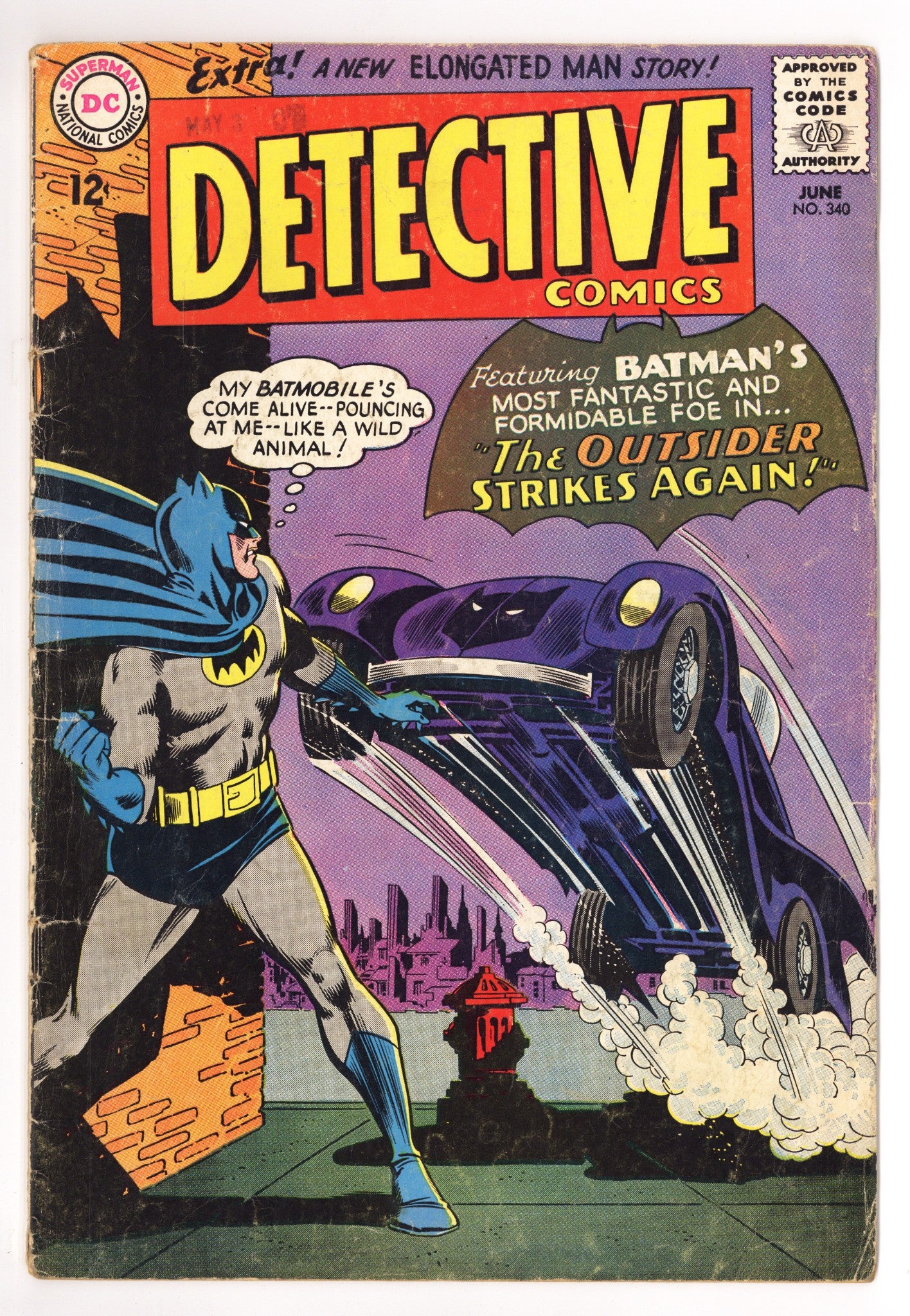 Detective Comics Vol 1 340 GD/VG (3.0) (1965) 