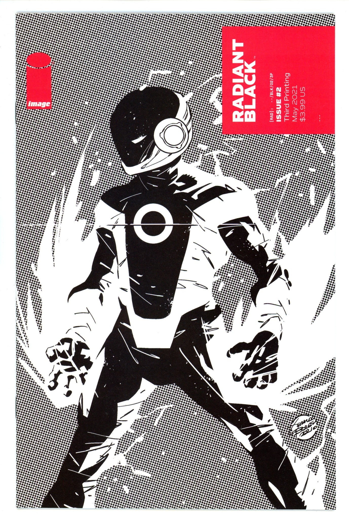 Radiant Black 2 VF/NM (9.0) 3rd Print (2021) Borges Incentive Variant 