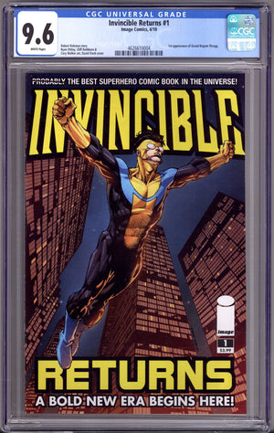 Invincible Returns 1 CGC 9.6 (NM+) (2010)
