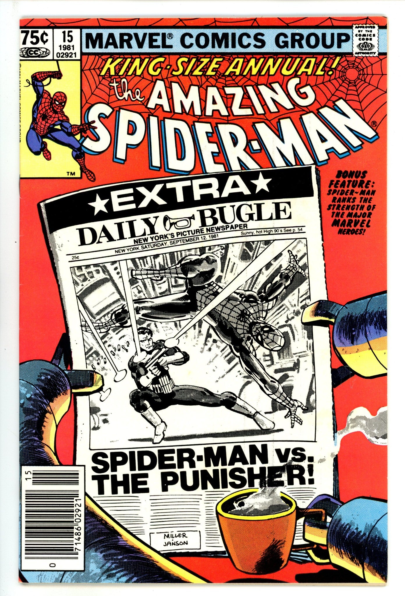 The Amazing Spider-Man Annual Vol 1 15 VF- (7.5) (1981) Newsstand 