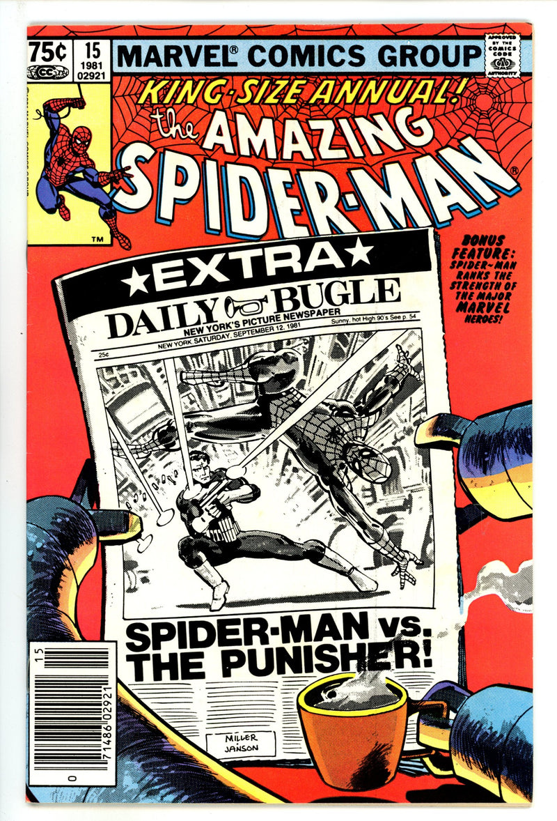 The Amazing Spider-Man Annual Vol 1 15 VF- (7.5) (1981) Newsstand 