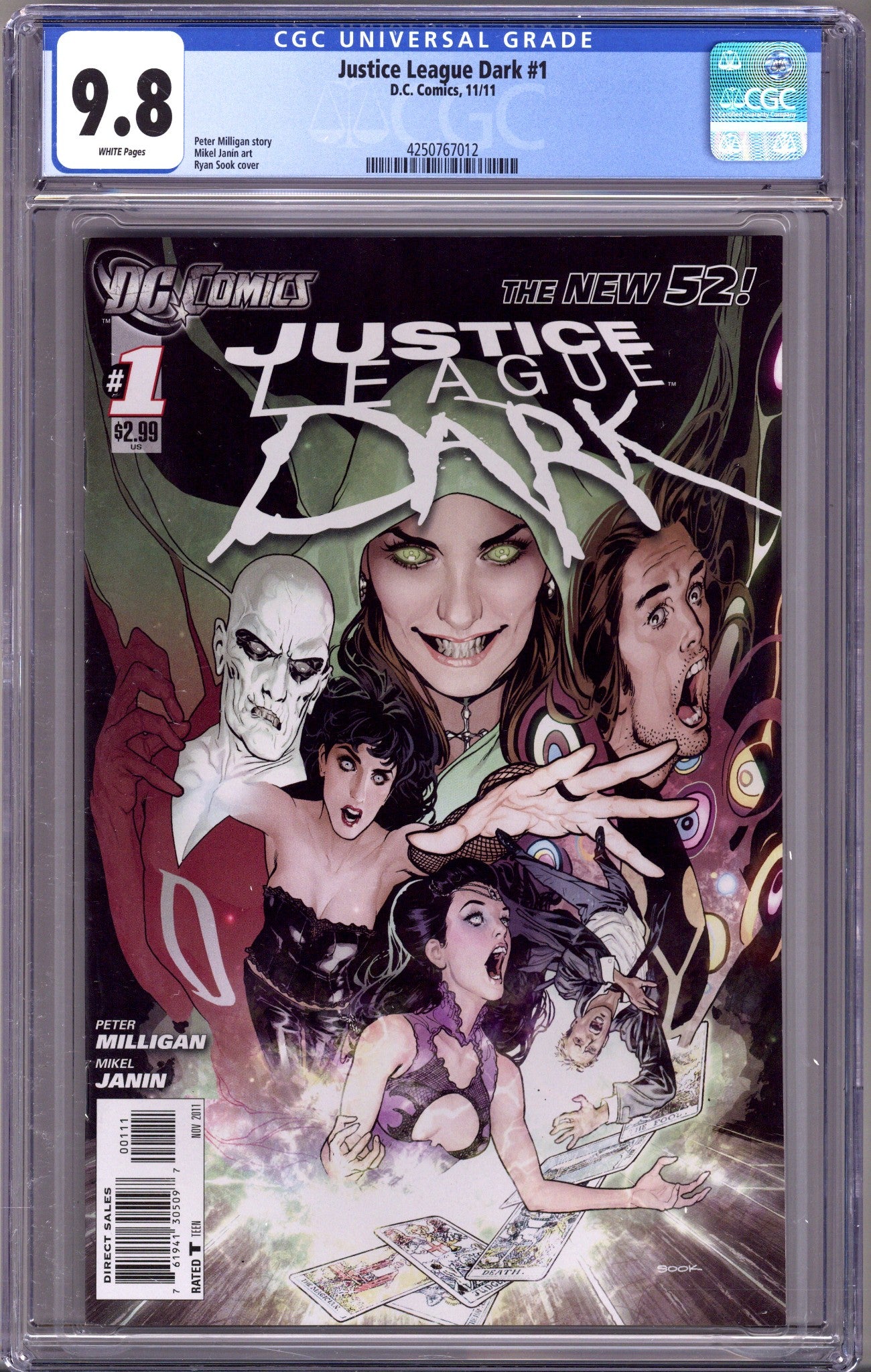 Justice League Dark Vol 1 1 CGC 9.8 (NM/M) (2011) 