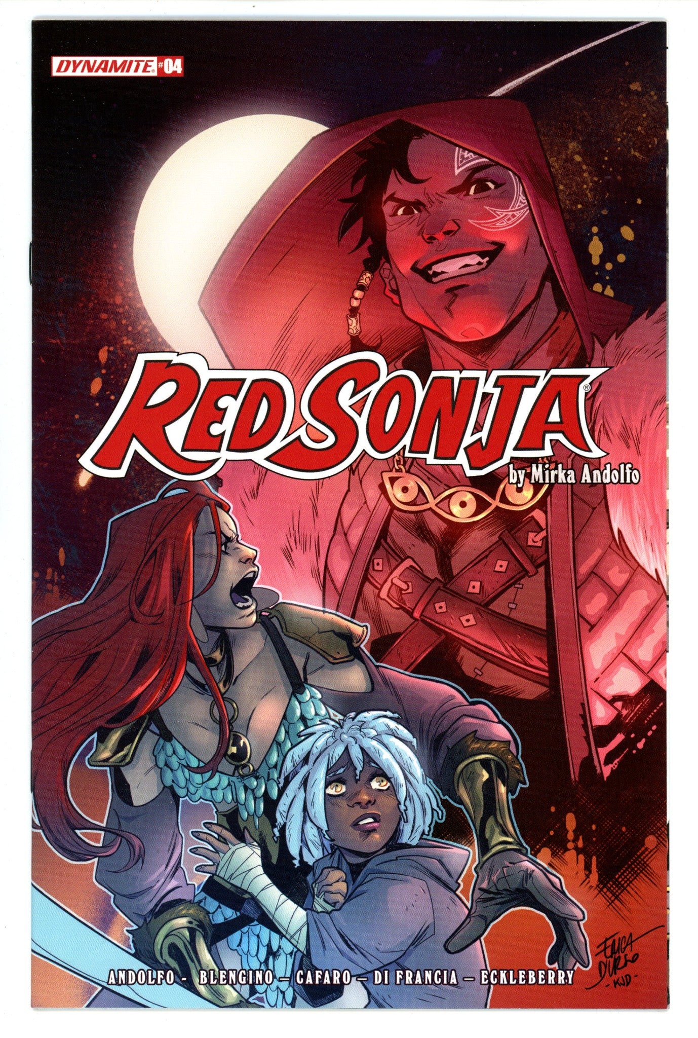 Red Sonja Vol 6 4 High Grade (2021) D'Urso Variant 