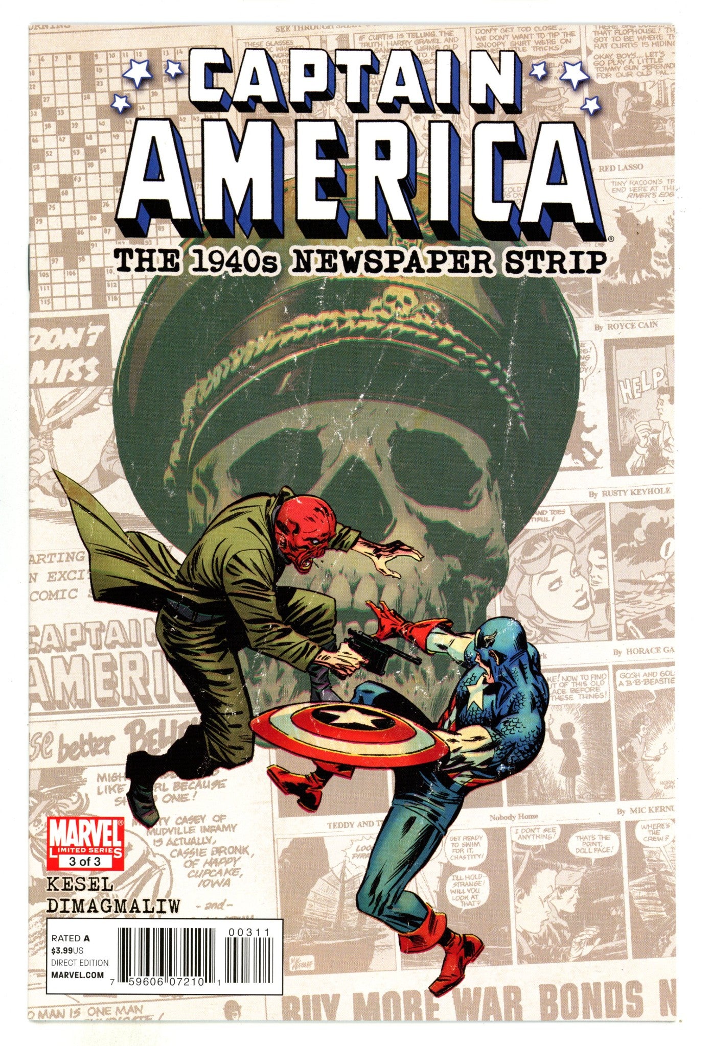 Captain America The 1940s Newspaper Strip 3 High Grade (2010) 