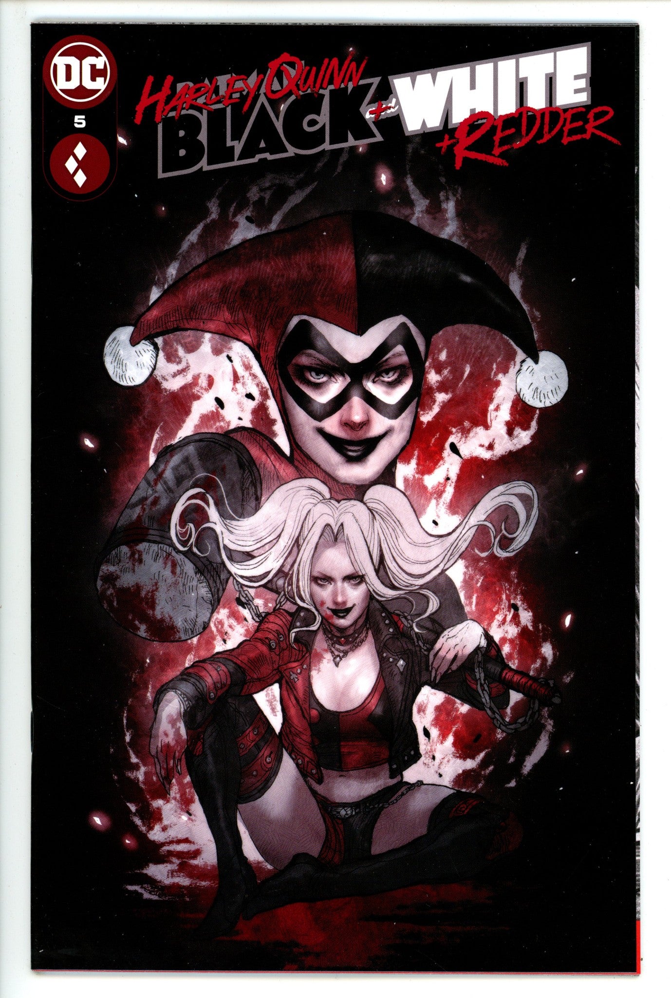 Harley Quinn Black White Redder 5 (2023)