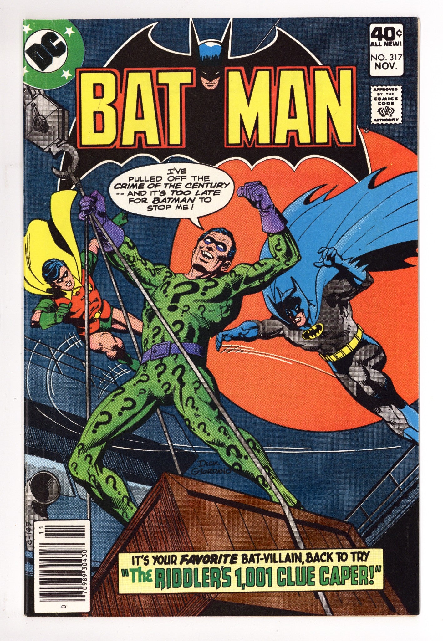 Batman Vol 1 317 VF (8.0) (1979) 