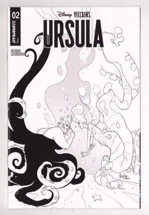 Disney Villains Ursula 2 Andolfo B&W Incentive (2026)