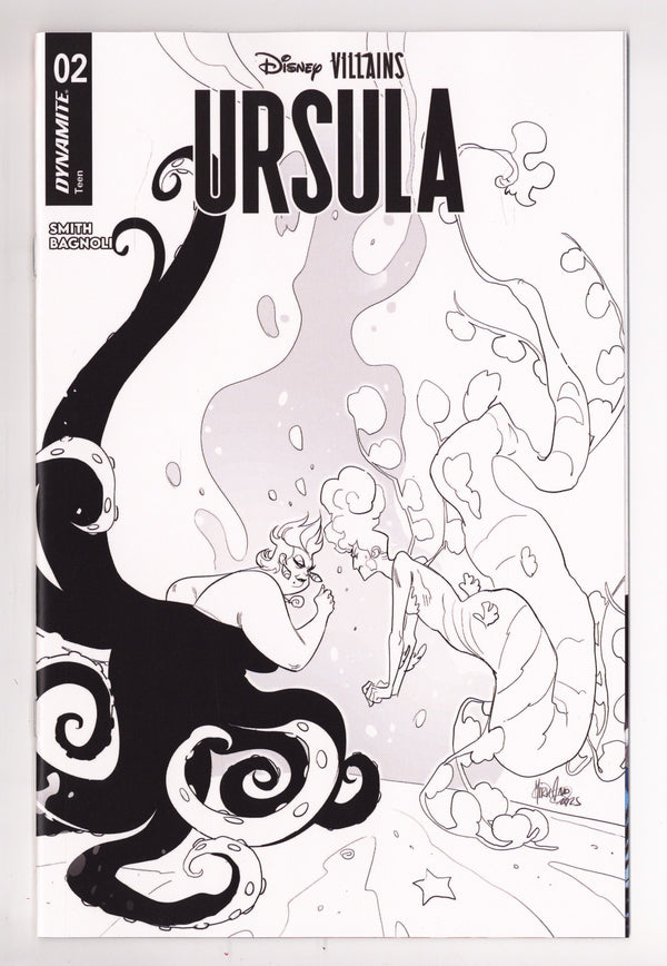 Disney Villains Ursula 2 Andolfo B&W Incentive (2026)