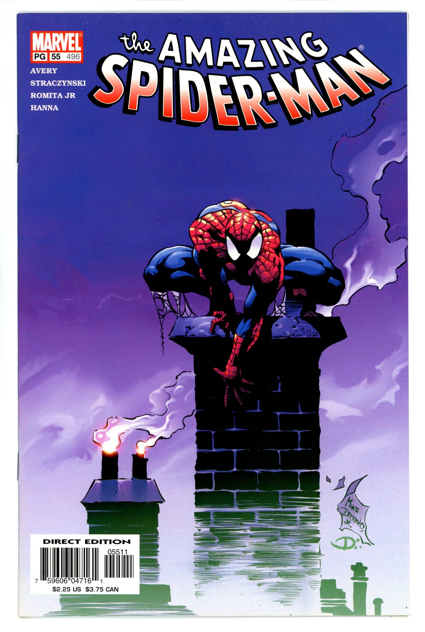 The Amazing Spider-Man Vol 2 55 (496) (2003)