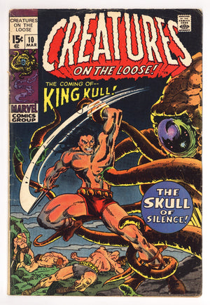 Creatures on the Loose 10 VG- (3.5) (1971)