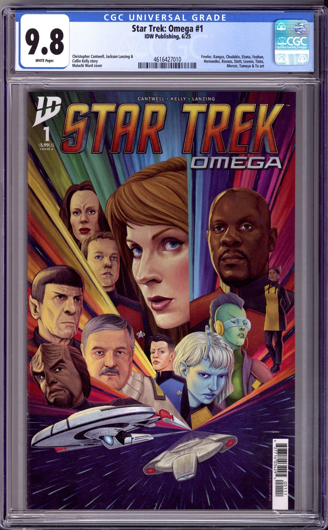 Star Trek: Omega 1 CGC 9.8 (NM/M) (2025) 