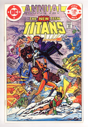 The New Teen Titans Annual Vol 1 1 High Grade (1982)