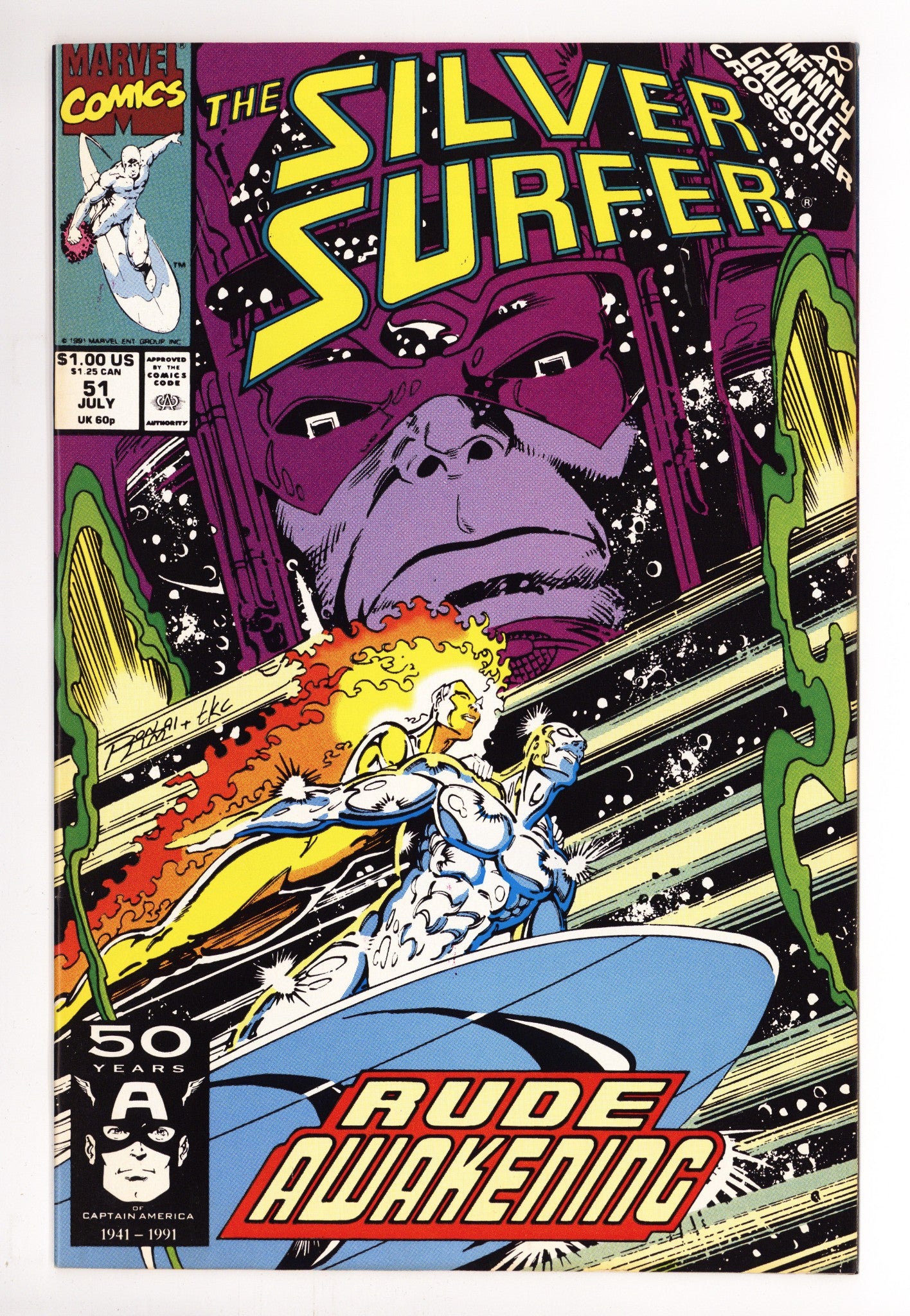 Silver Surfer Vol 3 51 High Grade (1991) 