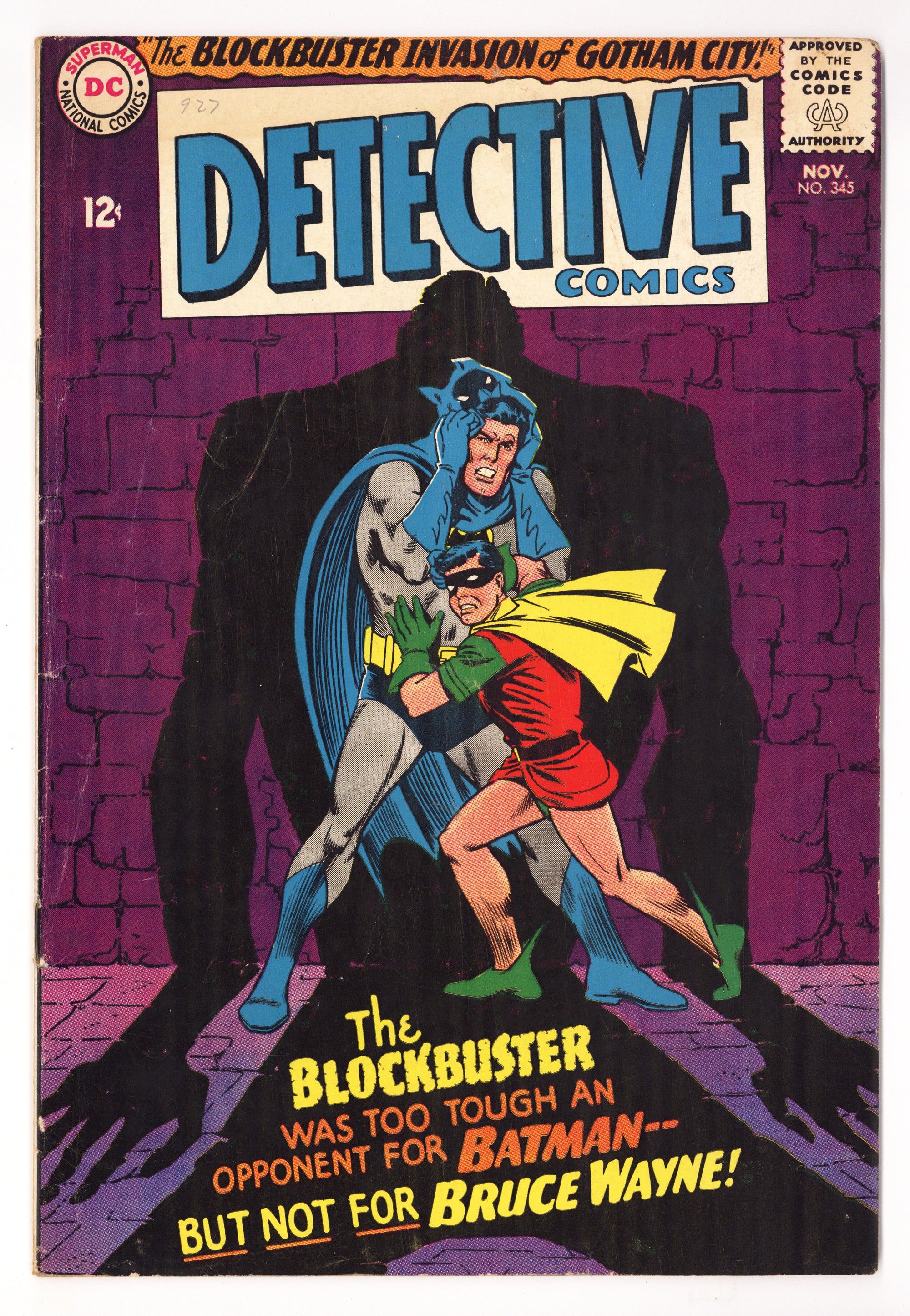 Detective Comics Vol 1 345 VG+ (4.5) (1965) 
