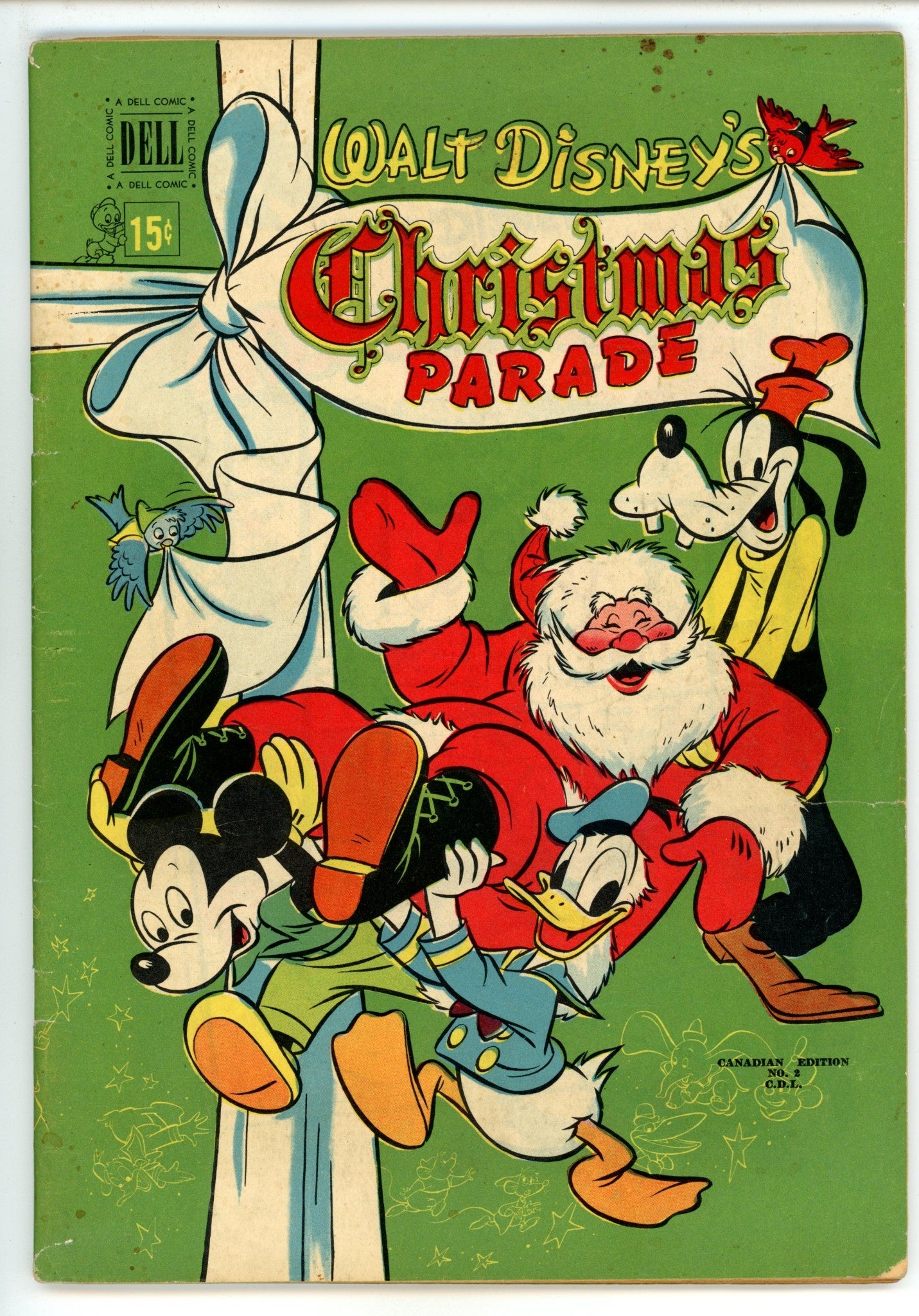 Walt Disney's Christmas Parade 2 VG+ (4.5) (1950) Canadian Edition 