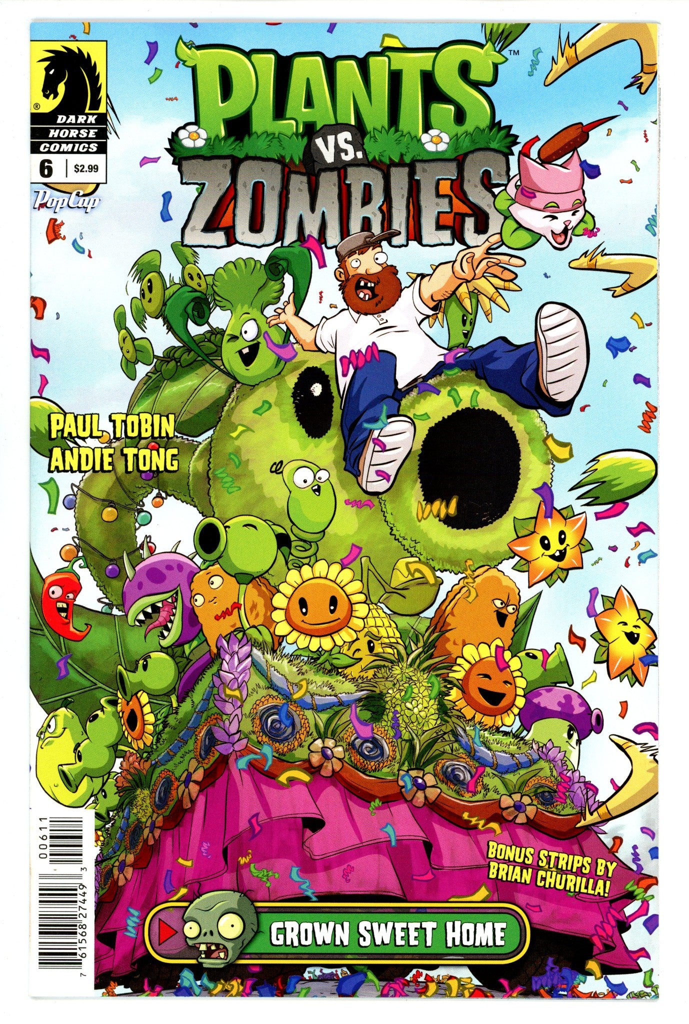 Plants vs. Zombies 6 VF/NM (9.0) (2017) 