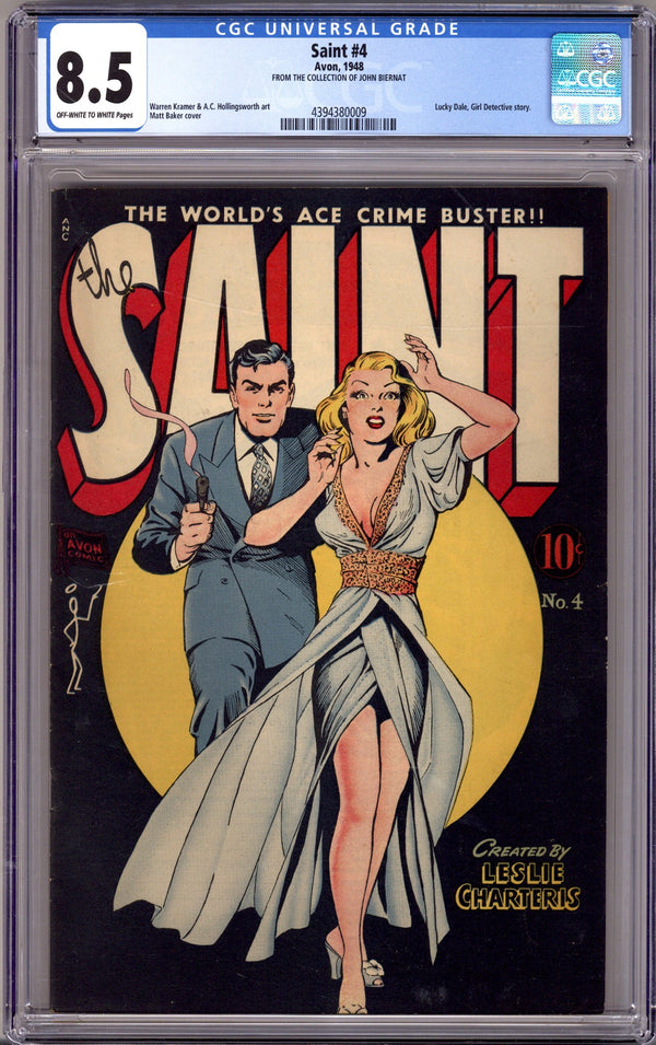 The Saint 4 CGC 8.5 (VF+) (1948)